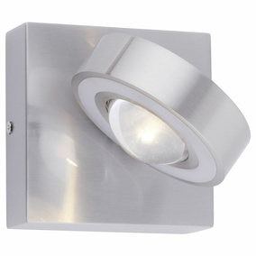 Q-Smart LED Wandleuchte Q-Mia in Silber RGBW inkl....