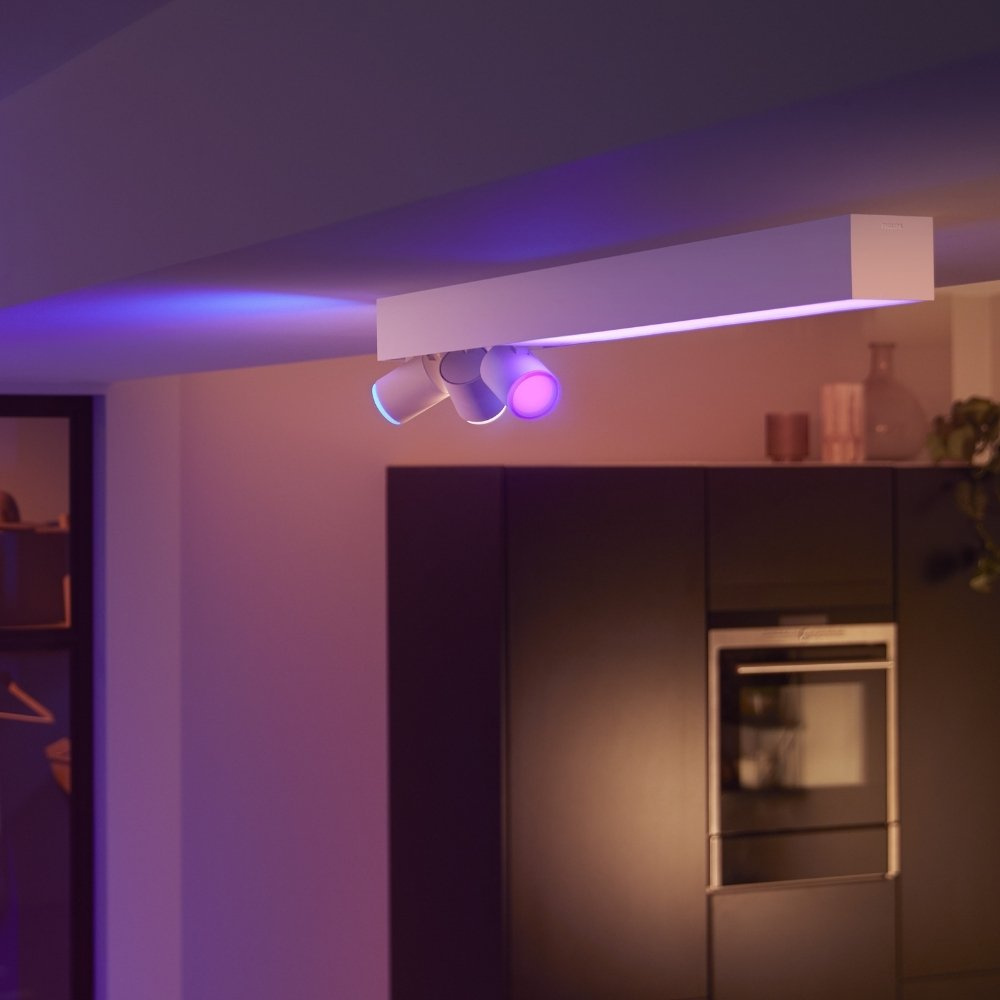 Philips Hue Bluetooth White & Color Ambiance Spot Centris in Weiß 3... | Philips  Hue | 5060931P7 | Deckenlampen