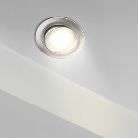 LED Einbaustrahler dimmbar schwenkbar in Nickel