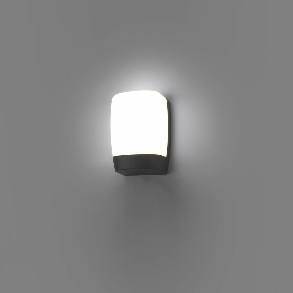 LED Auenwandleuchte Pol in Grau