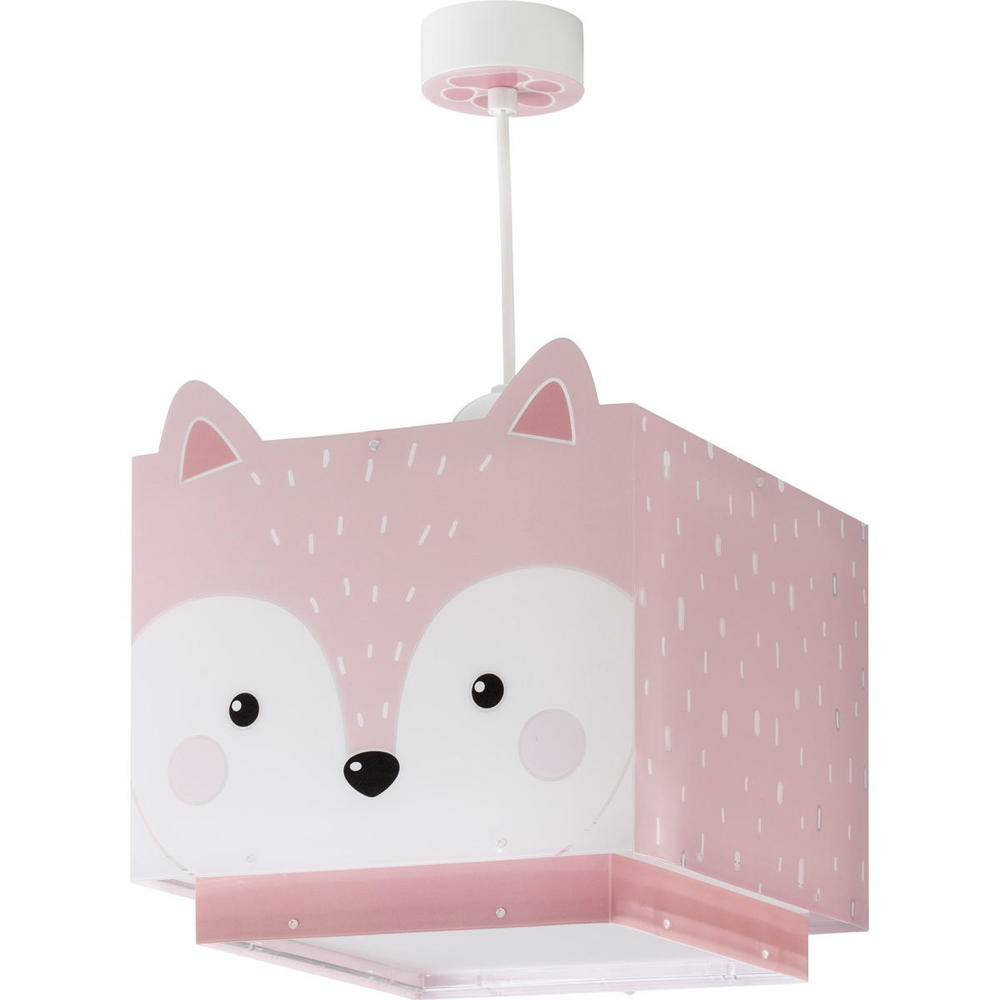 Kinderzimmer Pendelleuchte Little Fox in Pink E27 | Dalber | 64582