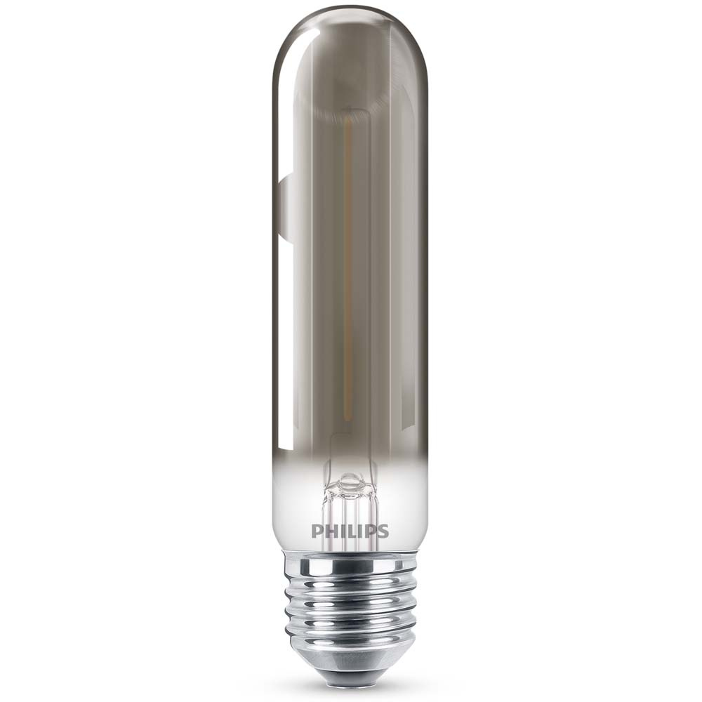 Philips LED Lampe ersetzt 11W, E27 Rhre T32, grau, warmwei, 136 Lumen, nicht dimmbar, 1er Pack