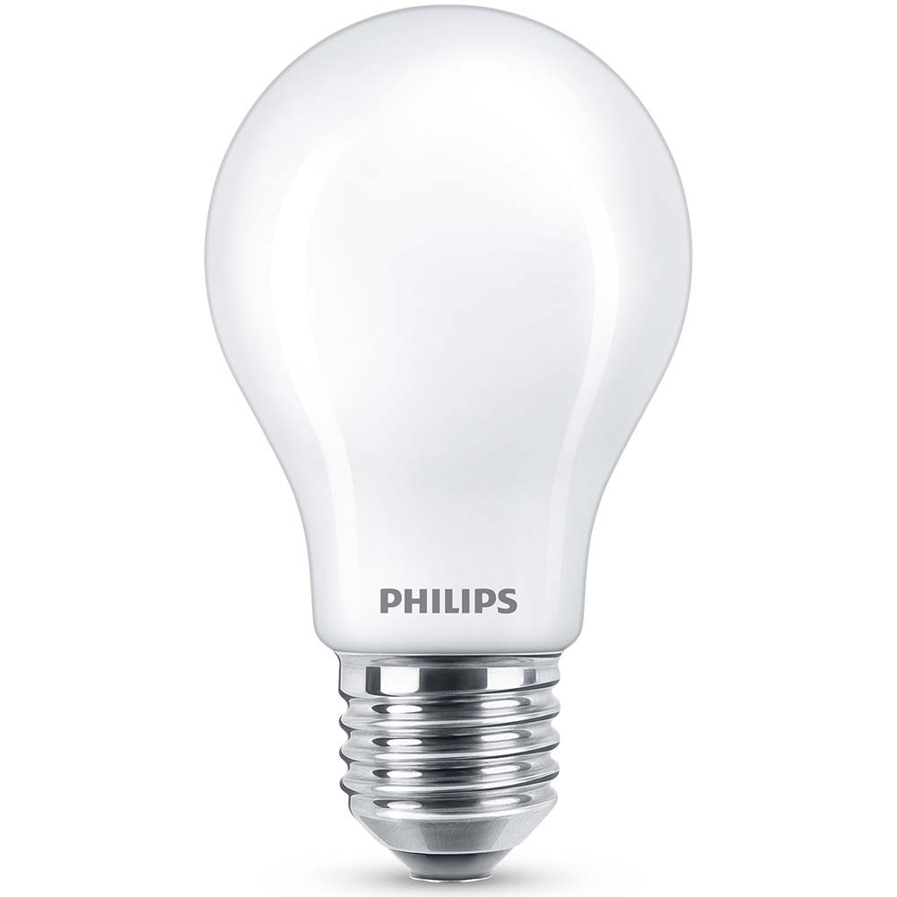 Philips LED Lampe ersetzt 60W, E27 Standardform A60, weiß, neutralweiß, 806 Lumen, nicht dimmbar, 1er Pack