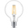 Philips LED WarmGlow Lampe ersetzt 60W, E27 Globe G93, klar, warmwei, 806 Lumen, dimmbar, 1er Pack