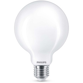 Philips LED Lampe ersetzt 60W, E27 Globe G93, weiß,...