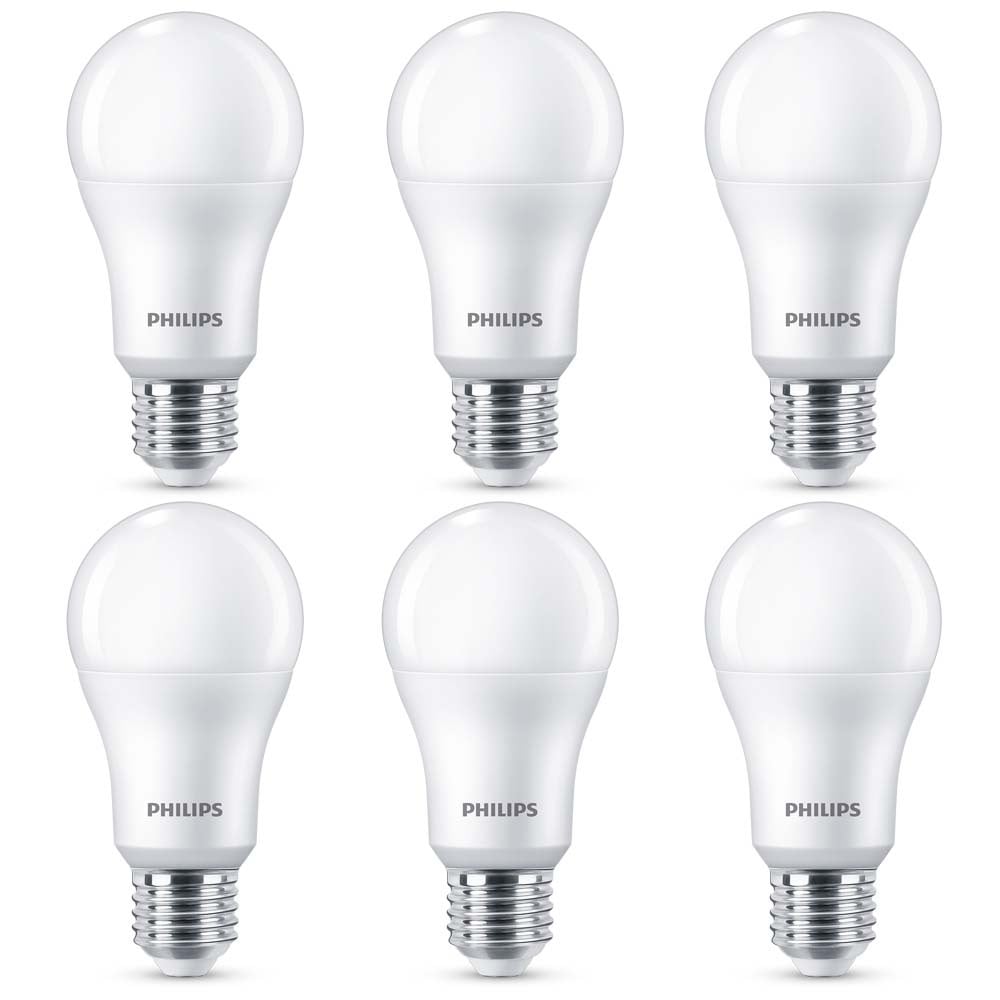 Philips LED Lampe ersetzt 100W, E27 Standardform A67, wei, warmwei, 1521 Lumen, nicht dimmbar, 6er Pack
