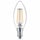 Philips LED Lampe ersetzt 40W, E14 Kerze B35, klar, warmwei, 470 Lumen, nicht dimmbar, 1er Pack