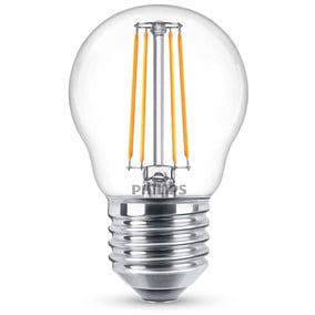 Philips LED Lampe ersetzt 40W, E27 Tropfenform P45, klar,...
