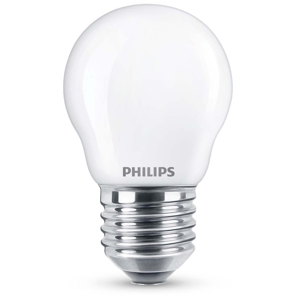 Philips LED Lampe ersetzt 25W, E27 Tropfenform P45, weiß, warmweiß, 250 Lumen, nicht dimmbar, 1er Pack