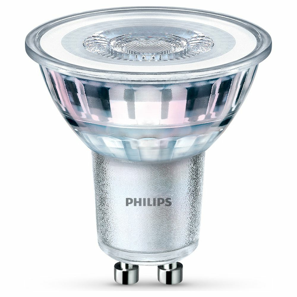 Philips LED Lampe ersetzt 50W, GU10 Reflektor PAR16, klar, warmweiß, 355 Lumen, nicht dimmbar, 1er Pack