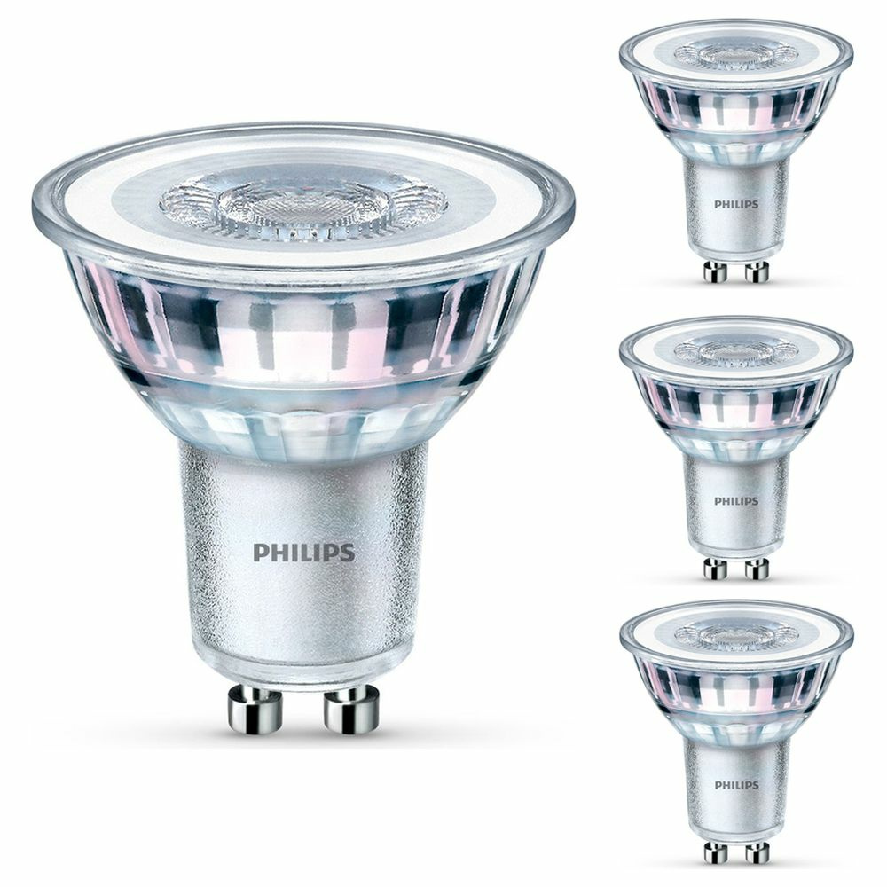 Philips LED Lampe ersetzt 35W, GU10 Reflektor PAR16, warmwei, 255 Lumen, nicht dimmbar, 4er Pack