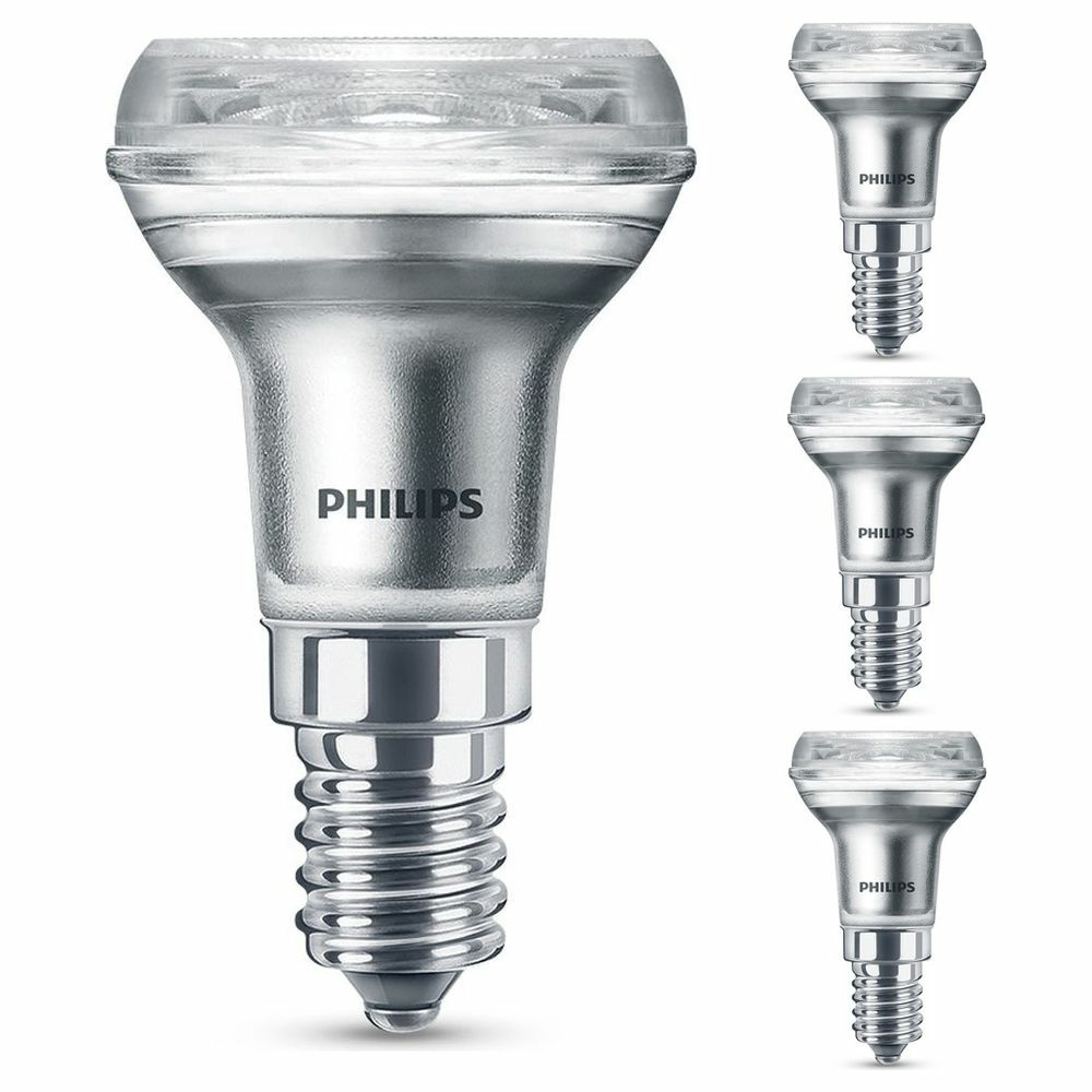 Philips LED Lampe ersetzt 30W, E14 Reflektor R39, klar, warmwei, 150 Lumen, nicht dimmbar, 4er Pack