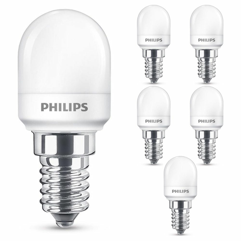 Philips LED Lampe ersetzt 7W, E14 T25 Khlschranklampe, warmwei, 70 Lumen, nicht dimmbar, 6er Pack