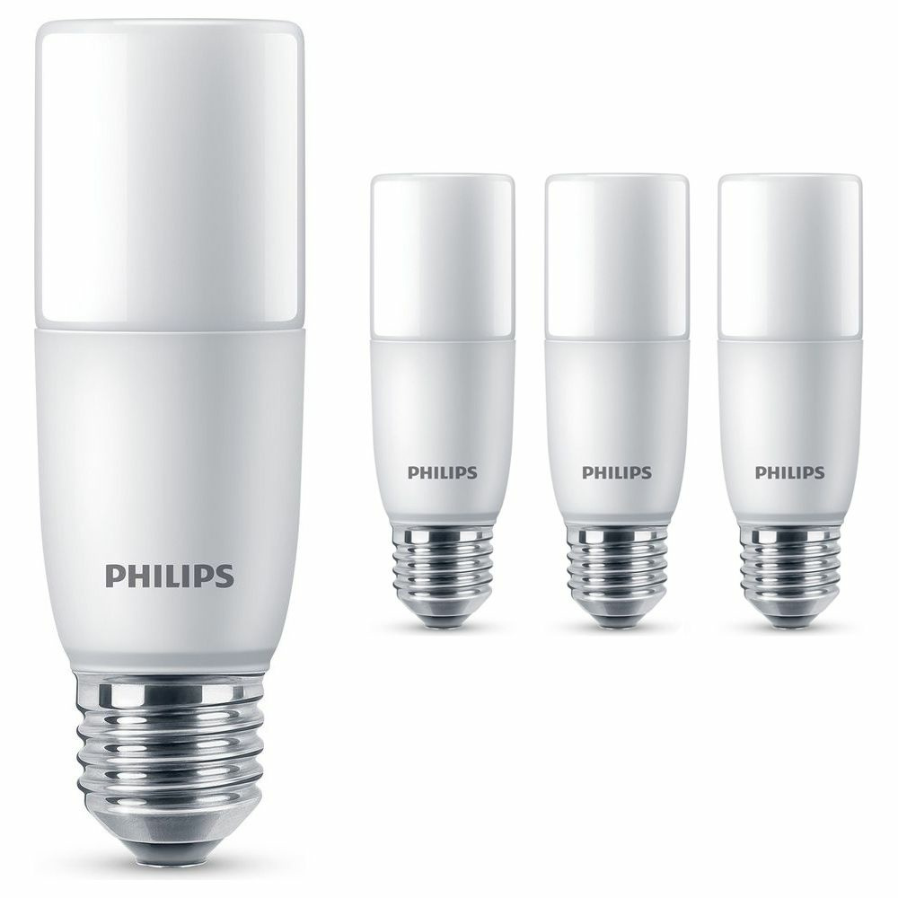 Philips LED Lampe ersetzt 68W, E27 Kolben, warmwei, 950 Lumen, nicht dimmbar, 4er Pack