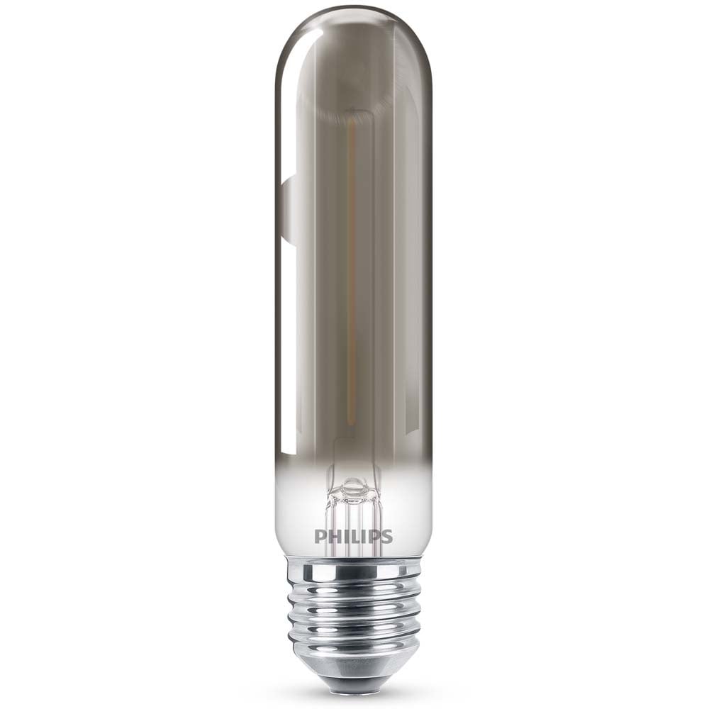 Philips LED Lampe ersetzt 11W, E27 Rhre T32, grau, warmwei, 136 Lumen, nicht dimmbar