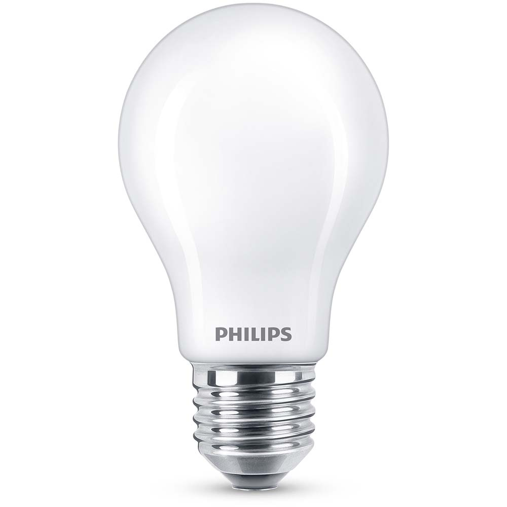 Philips LED Lampe ersetzt 60W, E27 Standardform A60, wei, warmwei, 806 Lumen, nicht dimmbar