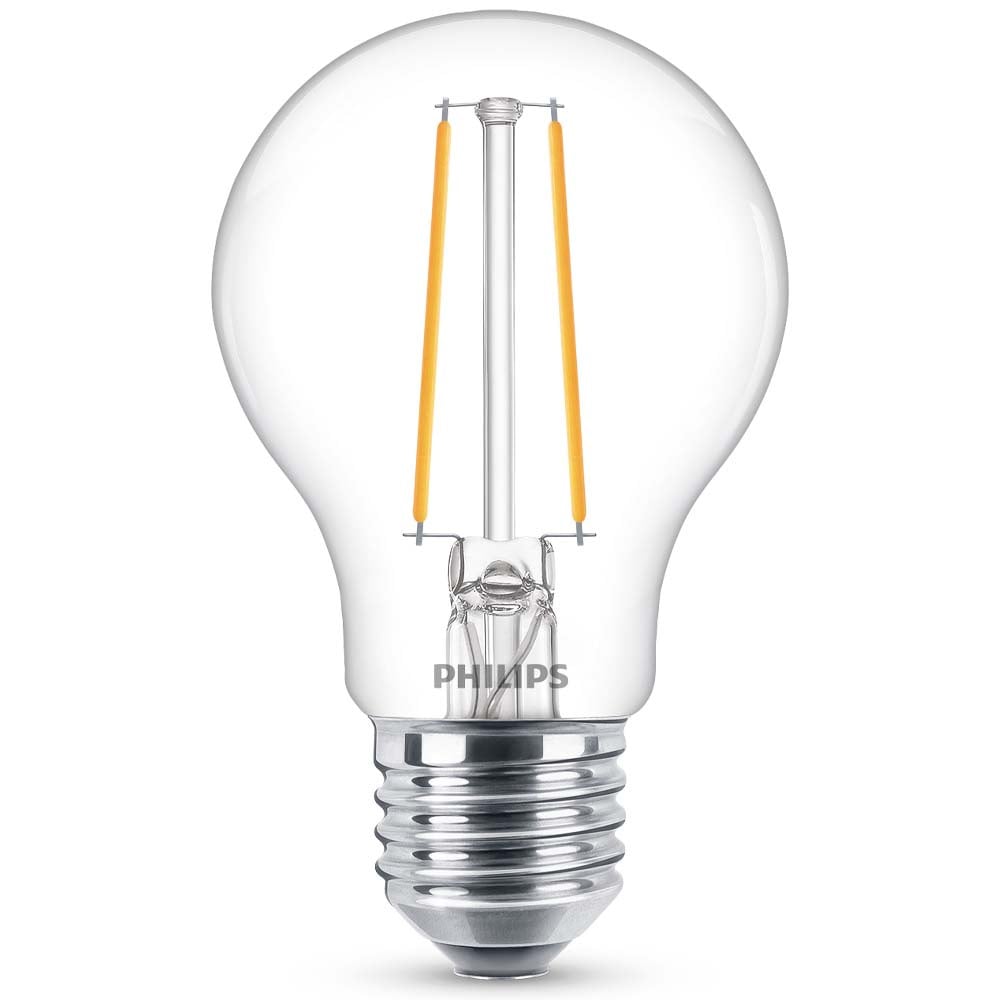 Philips LED Lampe ersetzt 25W, E27 Standardform A60, klar, warmwei, 250 Lumen, nicht dimmbar