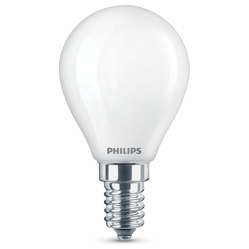 Philips LED Lampe ersetzt 40W, E14 Tropfen P45, wei, warmwei, 470 Lumen, nicht dimmbar