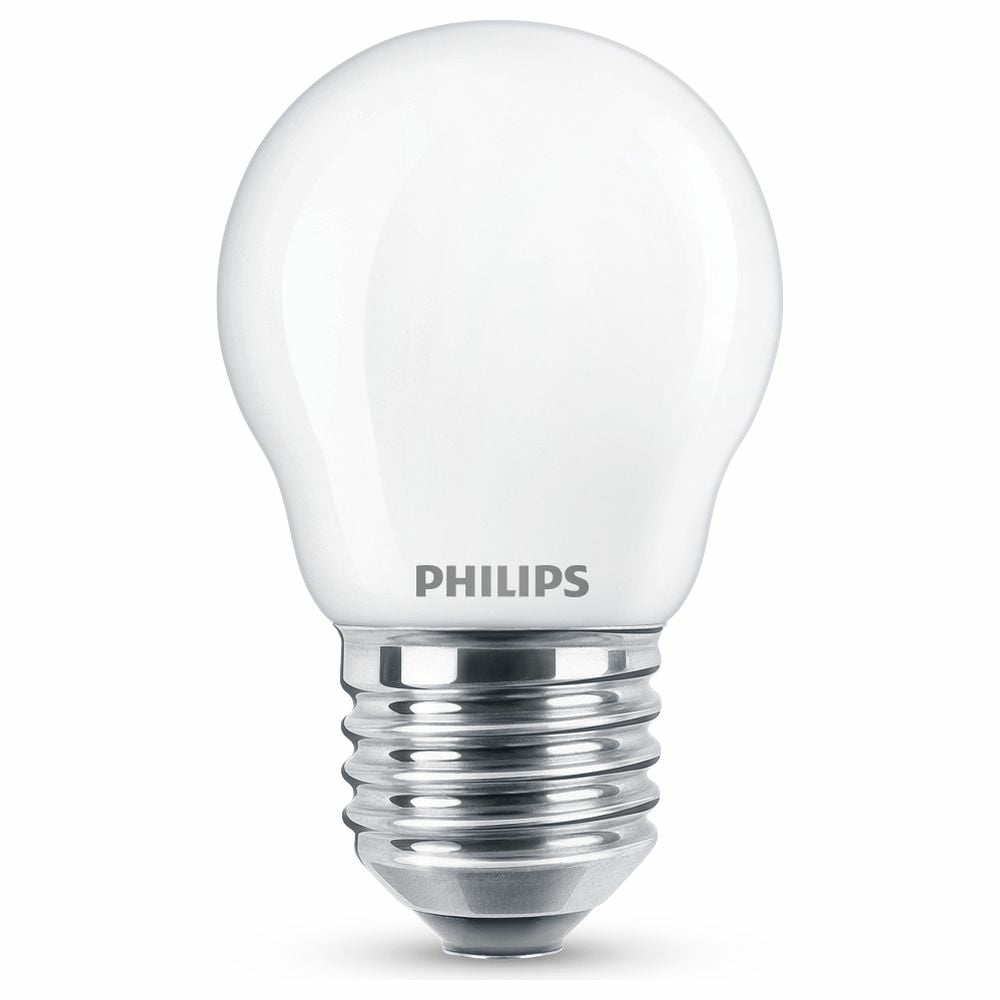 Philips LED Lampe ersetzt 25W, E27 Tropfenform P45, wei, warmwei, 250 Lumen, nicht dimmbar