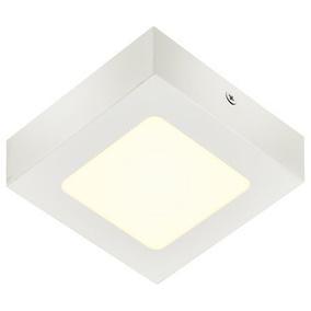 LED Deckenleuchte Senser in Weiß 8,2W 440lm eckig