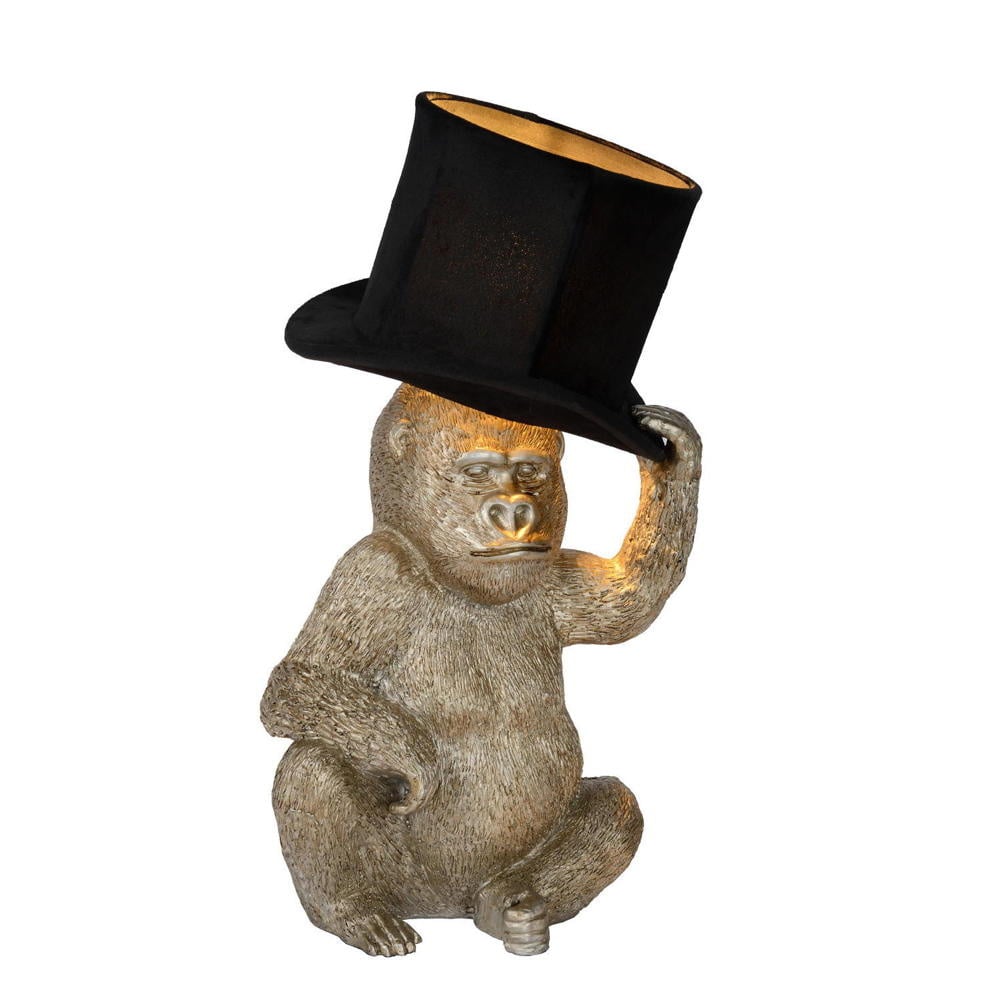 LUCIDE Pendelleuchte Affenlampe Chimp in Gold E27 ❤️ Schwarz Kunststoff ⭐