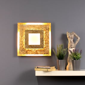 LED Wandleuchte Window in Gold 24W 1600lm IP20