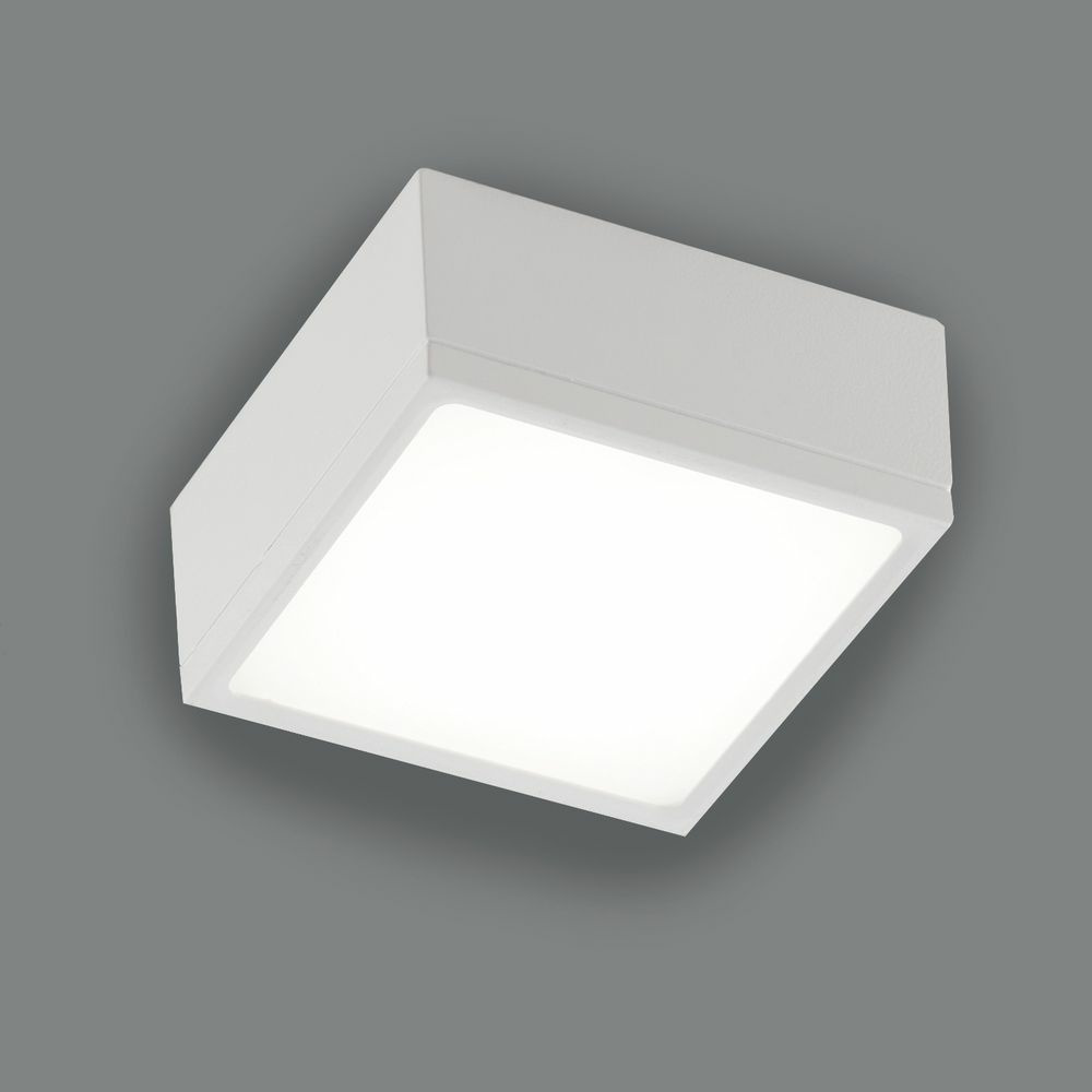 LED Deckenleuchte Klio in Weiß 16W 1300lm IP20 112x112mm