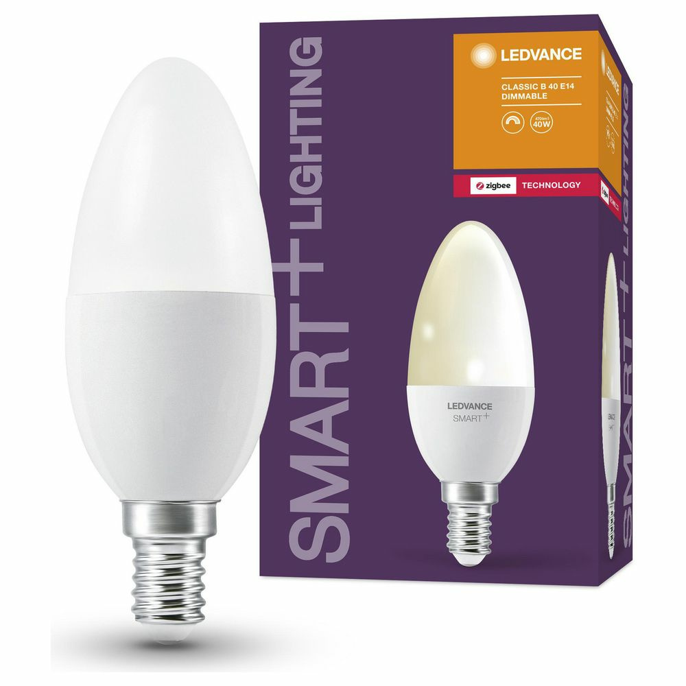 SMART+ Zigbee LED Leuchtmittel E14 B38 5W 470lm warmwei