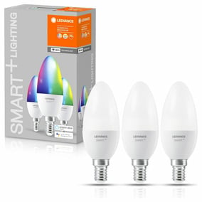 SMART+ LED Leuchtmittel E14 B38 5W 470lm RGBW 3er Set