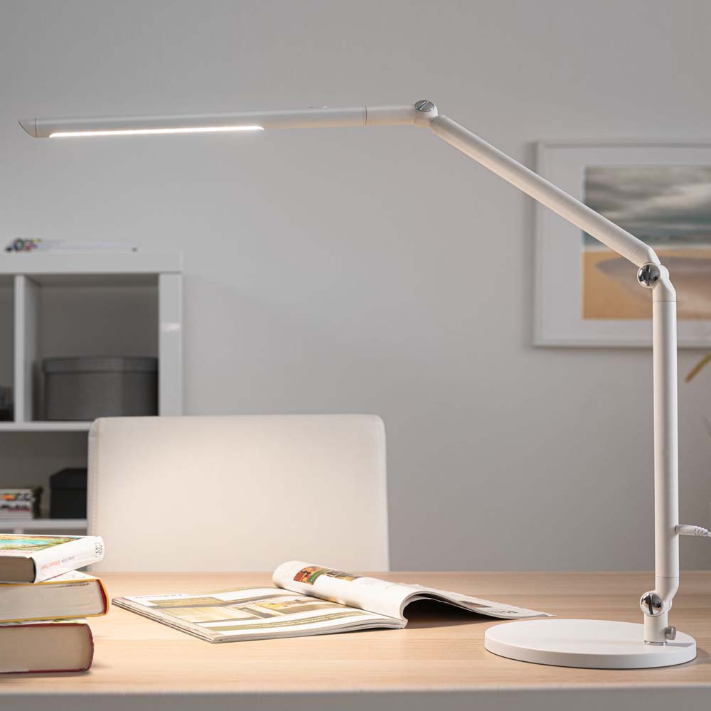 LED Tischleuchte Flexbar in Weiß 10,6W 700lm