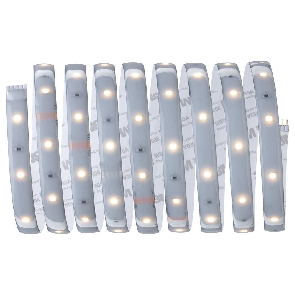 LED Strip MaxLED Erweiterung in Silber 10W 600lm IP44 2700K 2500mm