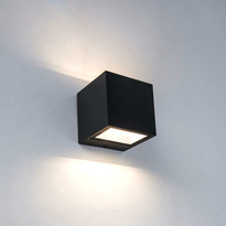 Lutec Anthrazit Außenwandleuchte And | Downlight in Up- LED Gemini
