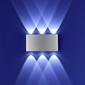 LED Wandleuchte Stream in Aluminium 6x 1W 540lm IP54