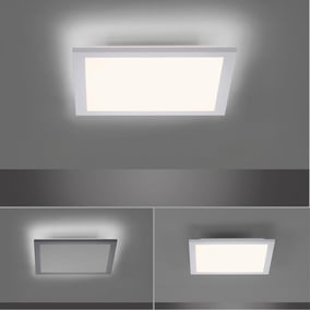 LED Deckenleuchte Flat in Wei 2x 12W 2500lm 295x295mm