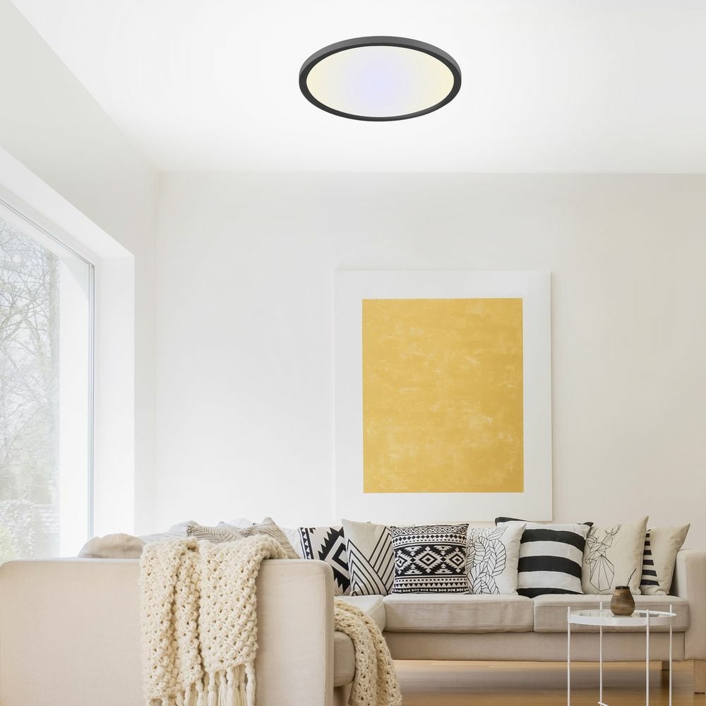 LED Deckenleuchte Flat in Weiß rund | Just Light | Panels