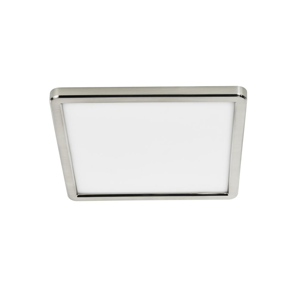 LED Deckenleuchte Oja in Nickel matt und Weiß 14,5W 1600lm  - Onlineshop Click licht