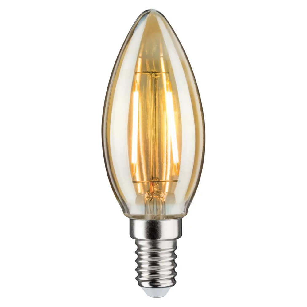 Plug Shine 24V E14 Filament Leuchtmittel in Gold 2W 140lm  - Onlineshop Click licht