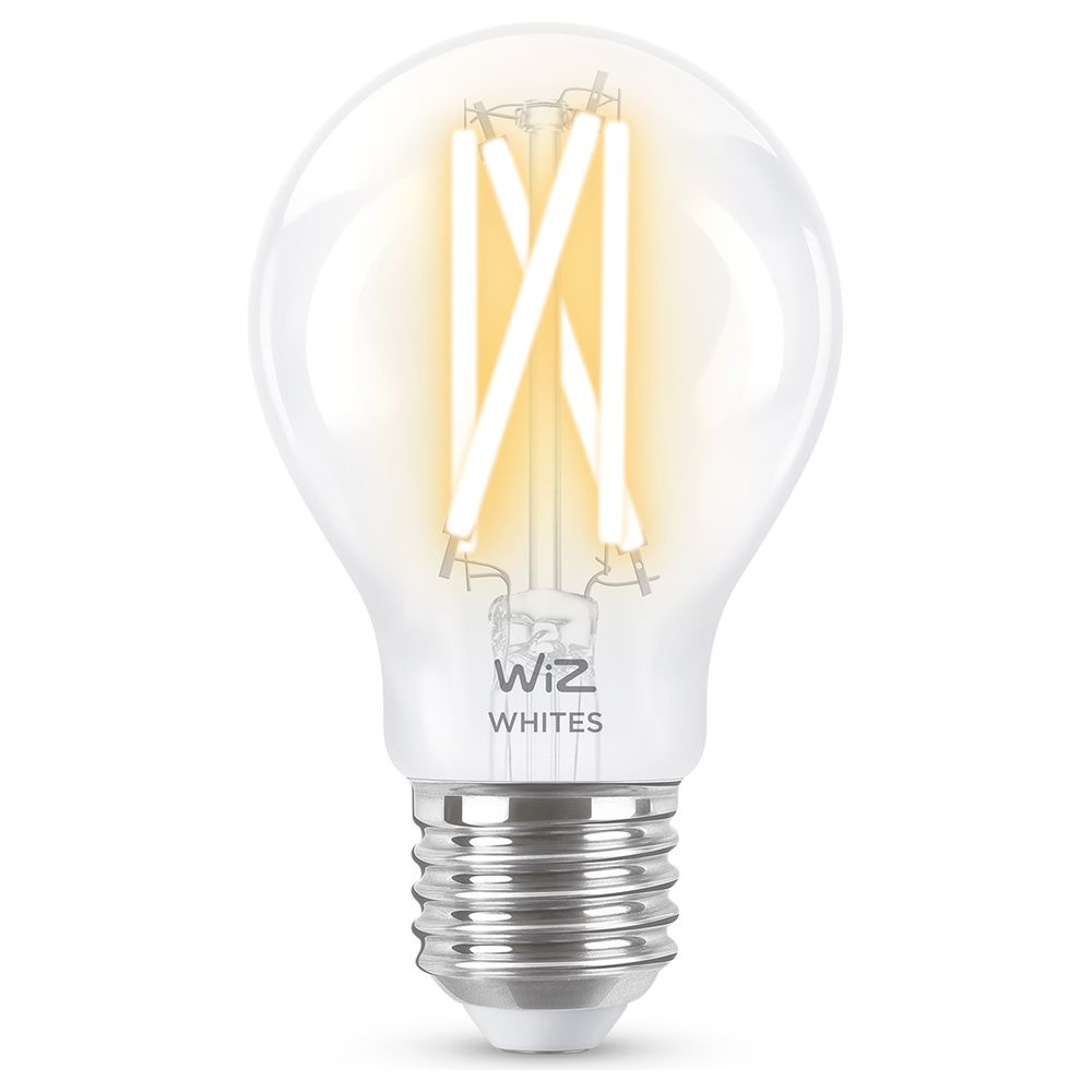 WiZ LED Smart Leuchtmittel in Transparent E27 A60 7W 806lm 1er-Pack