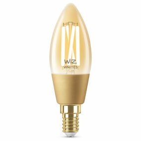 WiZ LED Smart Leuchtmittel in Amber E14 B35 4,9W 370lm