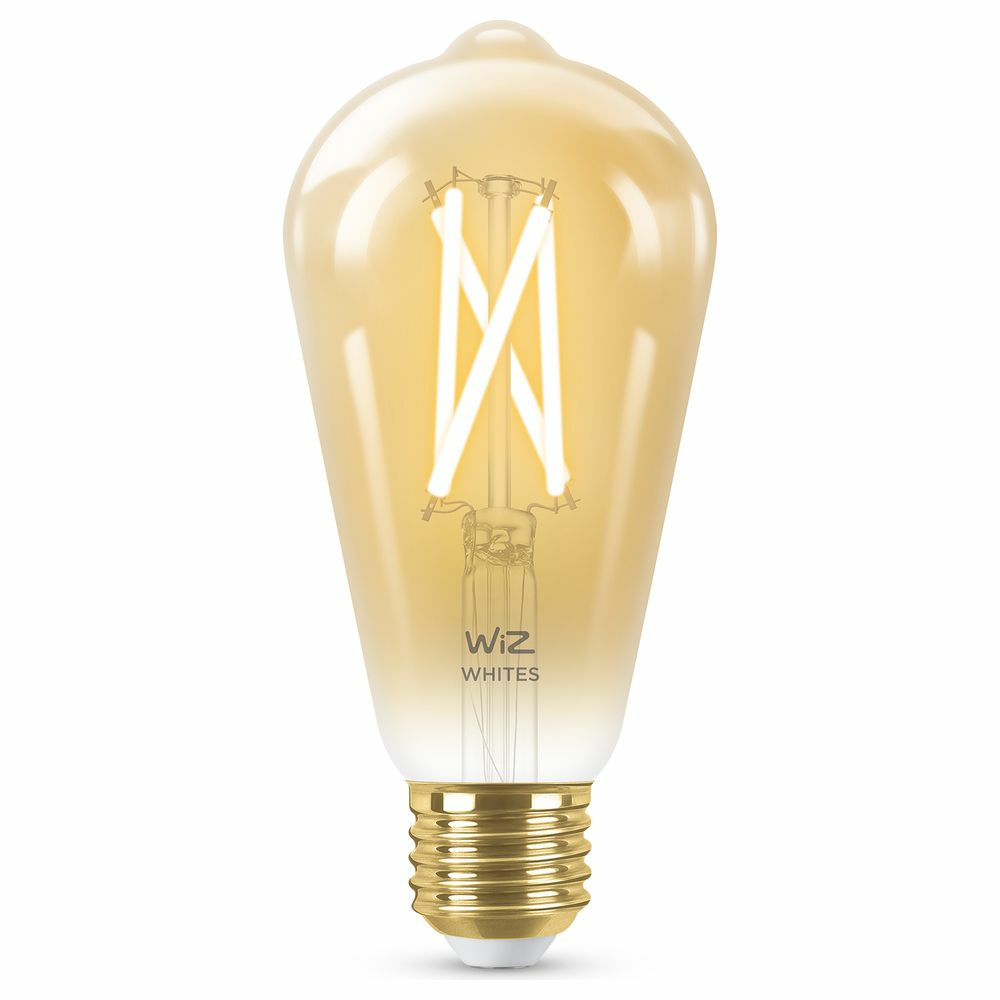WiZ LED Smart Leuchtmittel in Amber 7W E27 ST64 640lm 1er Pack