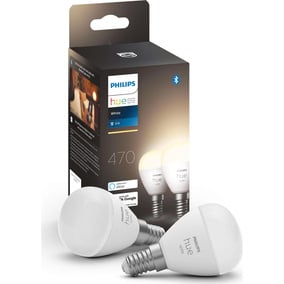 Philips Hue Bluetooth White LED E14 Tropfen - P45 5,7W...