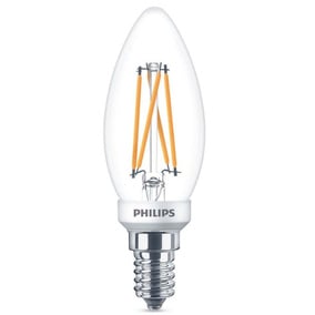 Philips LED Lampe ersetzt 25 W, E14 Kerzenform B35, klar,...