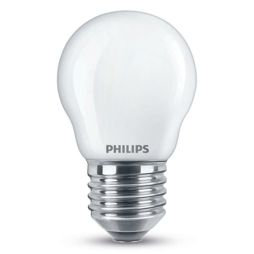 Philips LED Lampe ersetzt 40 W, E27 Tropfenform P45, weiß, warmweiß, 475 Lumen, dimmbar, 1er Pack