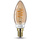 Philips LED Lampe ersetzt 15W, E14 Kerzenform B35, gold, warmwei, 136 Lumen, dimmbar, 1er Pack