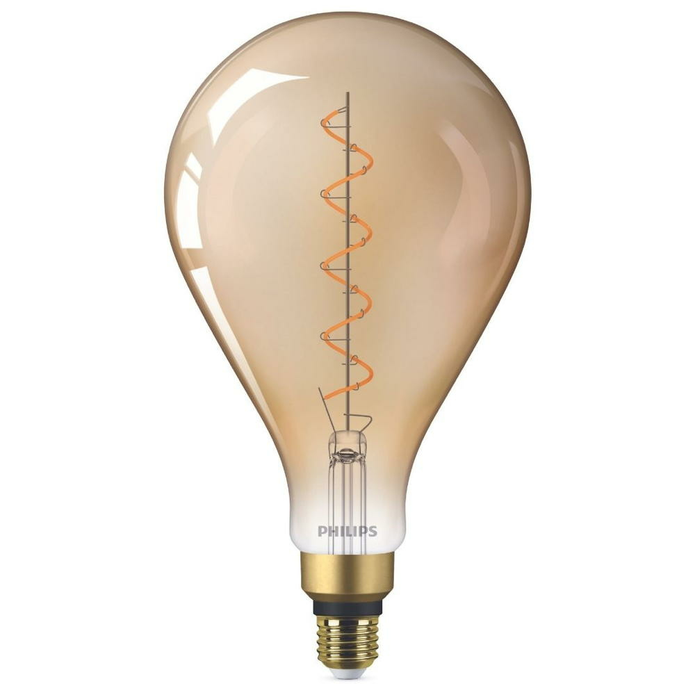 Philips LED Lampe ersetzt 25W, E27 Birne A160, gold, warmwei, 300 Lumen, nicht dimmbar, 1er Pack