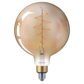 Philips LED Lampe ersetzt 40W, E27 Globe G200, gold,...