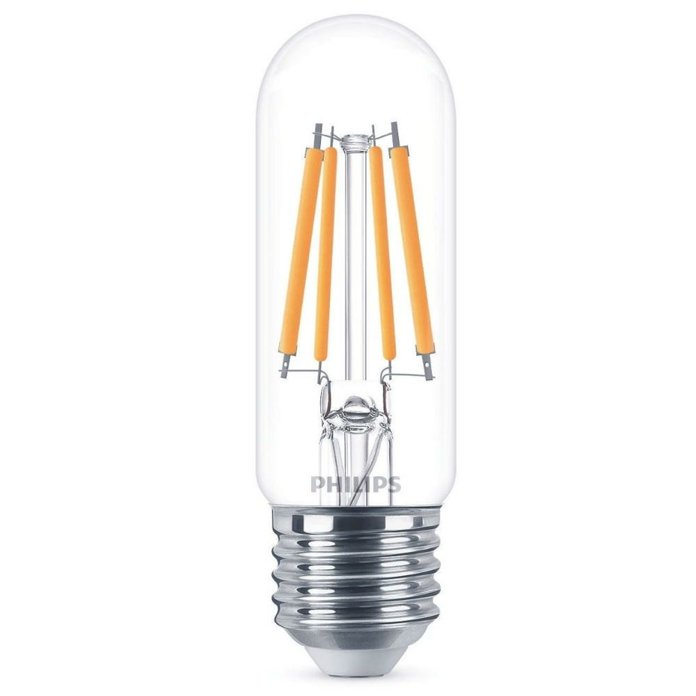 Philips LED Lampe ersetzt 60 W, E27 Rhrenform T30, klar, warmwei, 806 Lumen, nicht dimmbar, 1er Pack
