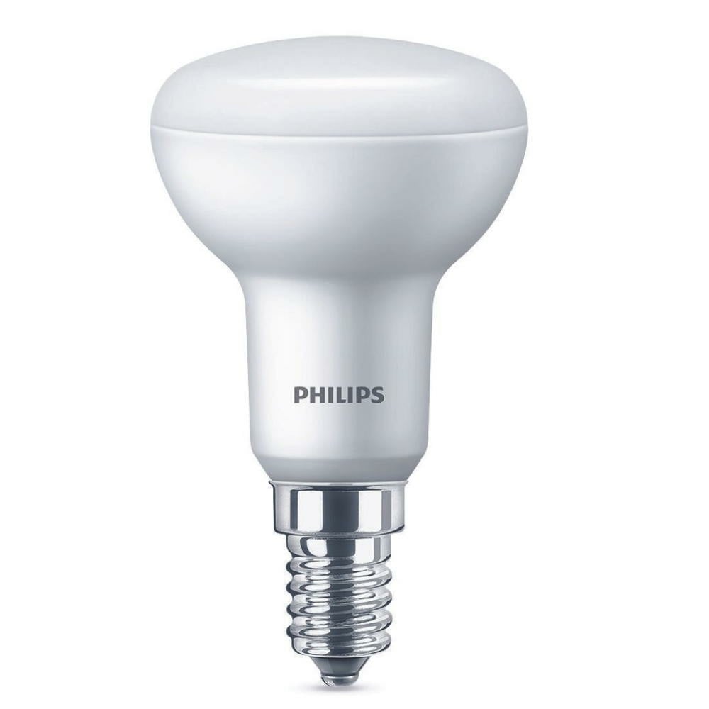 Nogen som helst forstørrelse humane Philips LED Lampe ersetzt 60W E14 Reflektor R50 weiß warmweiß ... | Philips