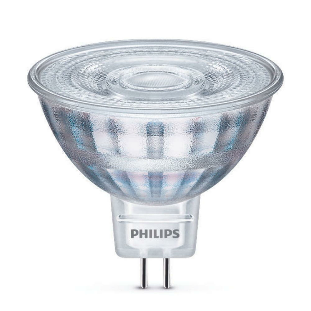 Philips LED Lampe ersetzt 20W, GU5,3 Reflektor MR16, klar, warmwei, 230 Lumen, nicht dimmbar