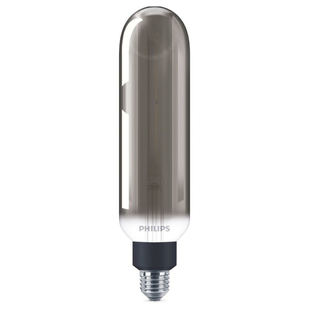 Philips LED Lampe ersetzt 25W, E27 Rhrenform T65, grau, warmwei, 200 Lumen, dimmbar